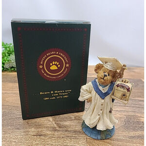 Boyds Bears Ima Scholar Celebrate 2001 Resin Figurine